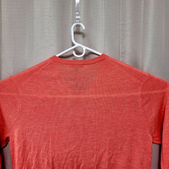 Hart Schaffner Marx Extra Fine Merino Wool Sweater Men's 2XB Coral Heather NWT - Picture 4 of 10